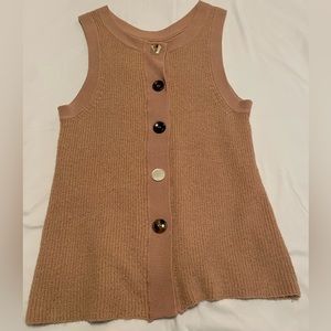 Tan Sweater tank from Wishlist, size M